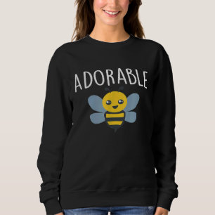 Adorable Honey Bee Toddler Girls Kids Love Beekeep Sweatshirt