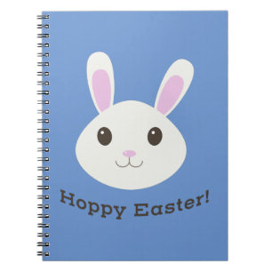 Adorable Hoppy Easter Bunny Notebook