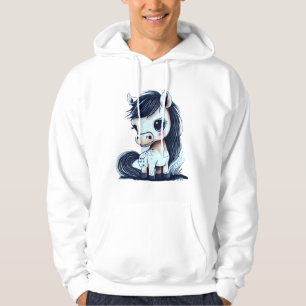 Adorable Horse for Children's Rooms and Nursery Sp Hoodie
