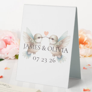 Adorable Hummingbird Custom Wedding