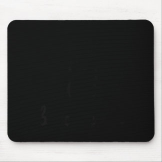 Adorable i love black cats mouse pad