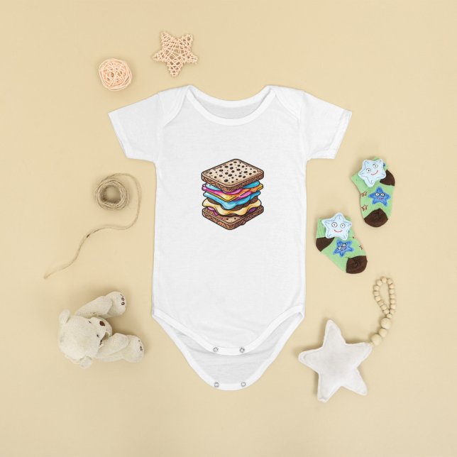 Adorable Ice Cream Sandwich Baby Bodysuit (Creator Uploaded)