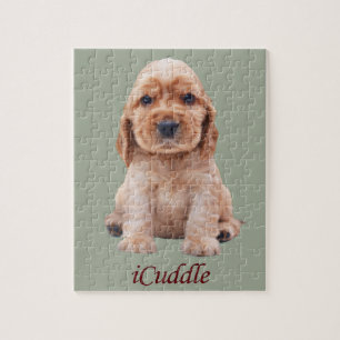 Adorable iCuddle Cocker Spaniel Jigsaw Puzzle