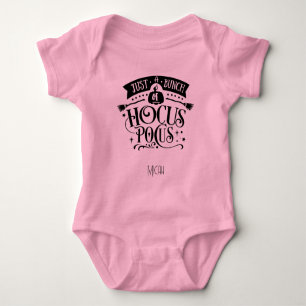 Adorable "Just a Bunch of Hocus Pocus" Name Baby Bodysuit