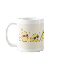 Adorable Kawaii Baby Chick Friends, Sweet Pastel