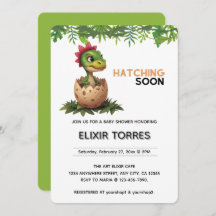 Adorable Kawaii Baby Dinosaur Hatching