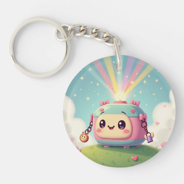 Adorable Kawaii Camera Key Ring (Front)