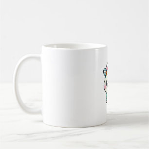 Adorable Kawaii Cow with Cherry and Bow Design _2 Coffee Mug
