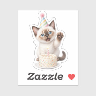 Adorable Kawaii Kitten Sticker
