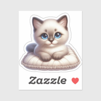 Adorable Kawaii Kitten Sticker