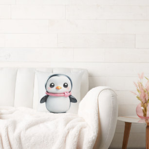Adorable Kawaii Penguin Pillow