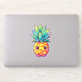 Adorable Kawaii Pineapple | Happy Fruit