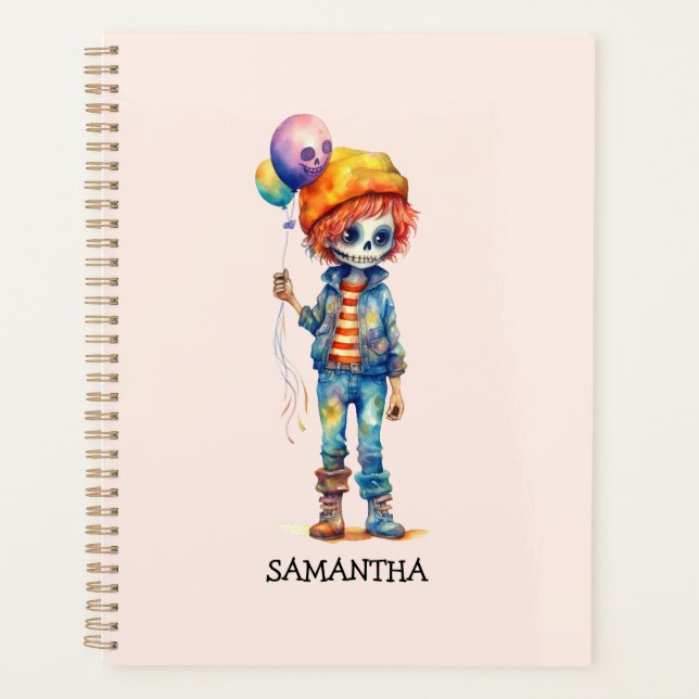 Adorable Kid Zombie - Cute Halloween (2) Planner (Front)
