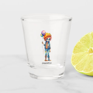 Adorable Kid Zombie - Cute Halloween (2) Shot Glass