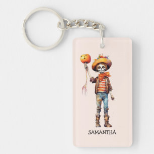 Adorable Kid Zombie - Cute Halloween (3) Key Ring