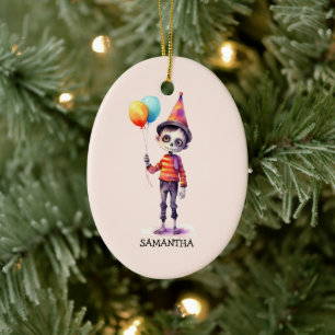 Adorable Kid Zombie - Cute Halloween (4) Ceramic Ornament