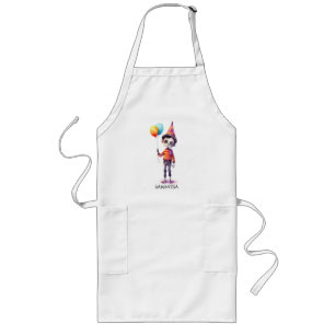 Adorable Kid Zombie - Cute Halloween (4) Long Apron