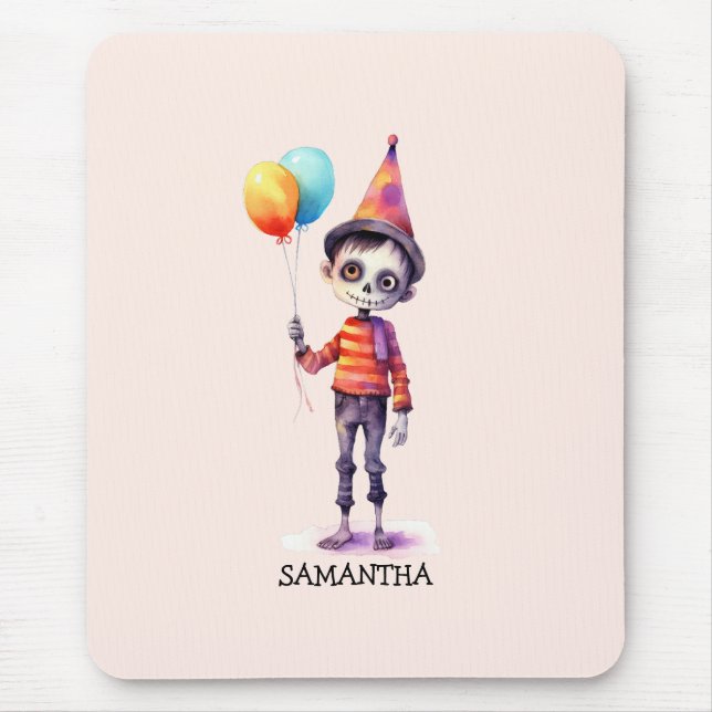 Adorable Kid Zombie - Cute Halloween (4) Mouse Pad (Front)