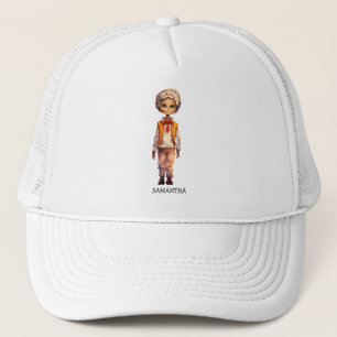 Adorable Kid Zombie - Cute Halloween Trucker Hat