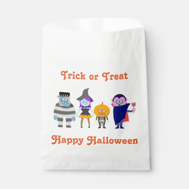 Adorable Kids Halloween Costume Party Favour Bag (Front)