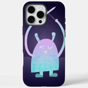 Adorable Kids Monster Character iPhone 16 Pro Max Case