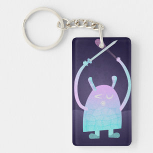 Adorable Kids Monster Character Key Ring