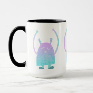 Adorable Kids Monster Character Mug