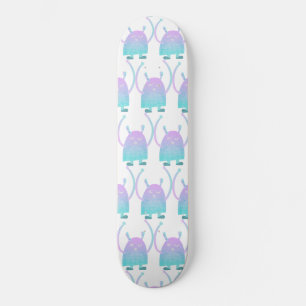 Adorable Kids Monster Character  Skateboard