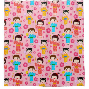 Adorable Kids Pattern Shower Curtain