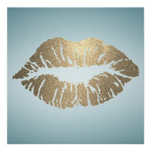 Adorable Kiss,Lips ,Makeup artist Poster