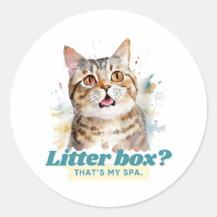 Adorable Kitten Gifts for Cat Lovers Classic Round Sticker