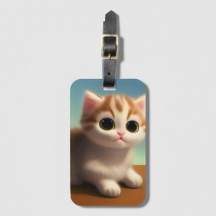 Adorable Kitten Luggage Tag