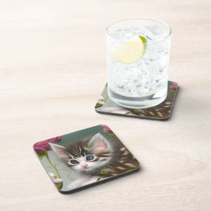 Adorable Kittens 4 Coaster