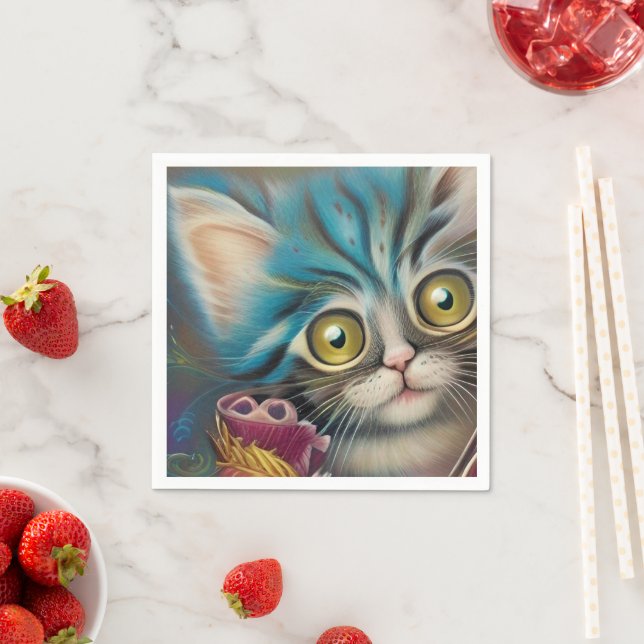 Adorable Kittens 6 Napkin (Insitu)