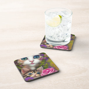 Adorable Kittens 8 Coaster