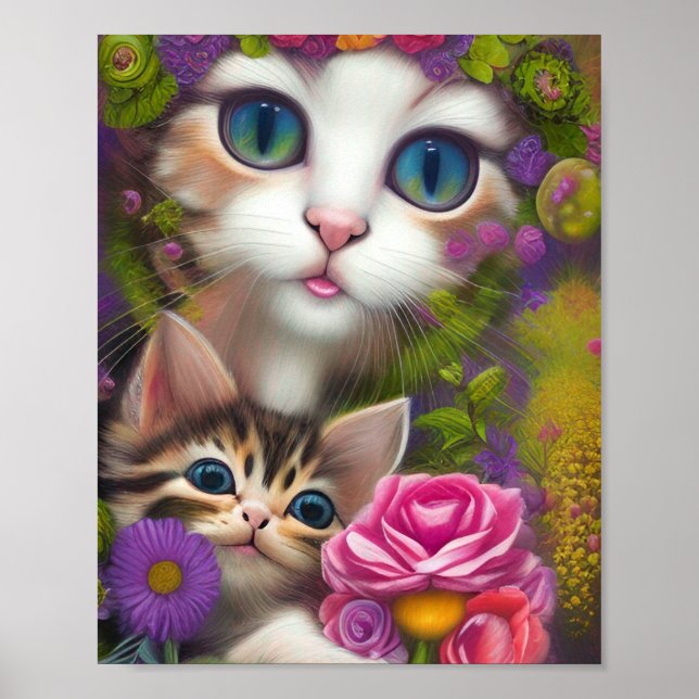 Adorable Kittens 8 Poster (Front)