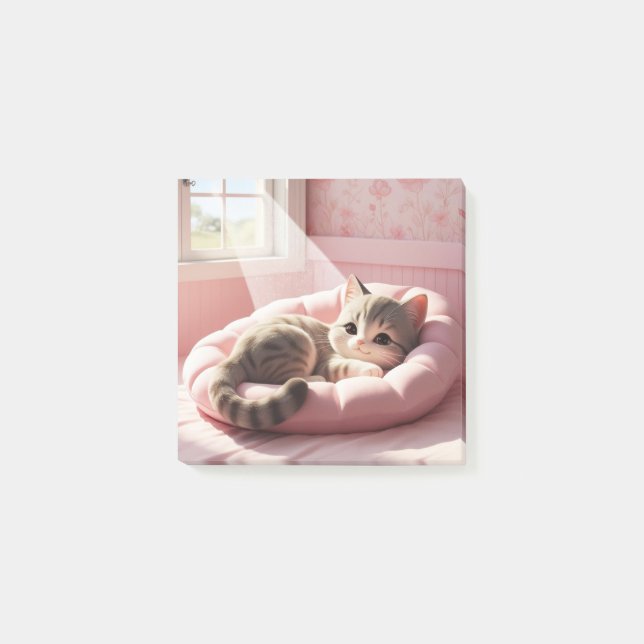 Adorable Kitty Post it Post-it Notes (Front)