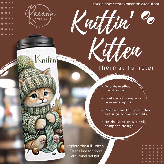 Adorable Knittin' Kittens Thermal Tumbler (Creator Uploaded)