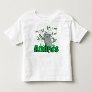 Adorable Koala Bear Climbing Eucalyptus Tree Toddler T-Shirt