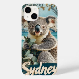 Adorable Koala with Sydney Harbour Bridge Case-Mate iPhone 14 Case