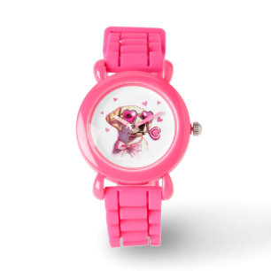 Adorable Labrador Valentine Kids' Watch