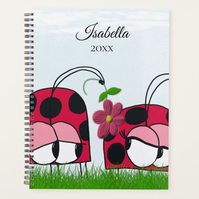 Adorable Ladybug Wooing His New Love Planner (Front)