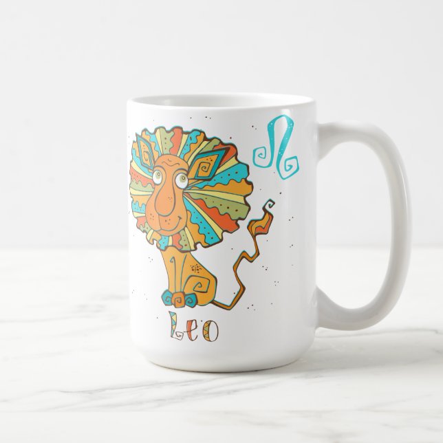 Adorable Leo Lion Coffee Mug (Right)
