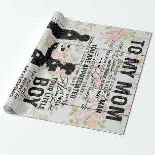 Adorable Letter To Mum, Lovely Gift,Wrapping Paper