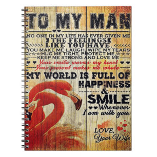 Adorable Letter To My Husband Lovely Gift Notebook