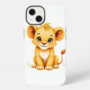 Adorable Lion Cub– Wildlife Fantasy Art iPhone 13 Case