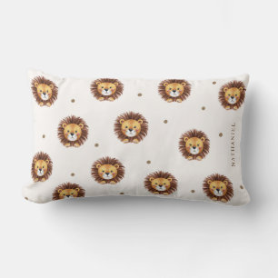 Adorable lion pattern nursery   lumbar cushion