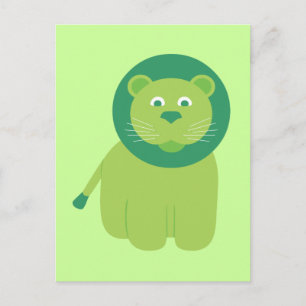 Adorable Lion Postcard