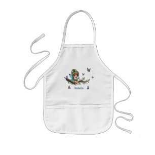 Adorable little fairy kids apron