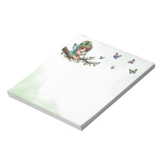 Adorable little fairy  notepad